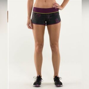 Lululemon Speed shorts Midnight Iris